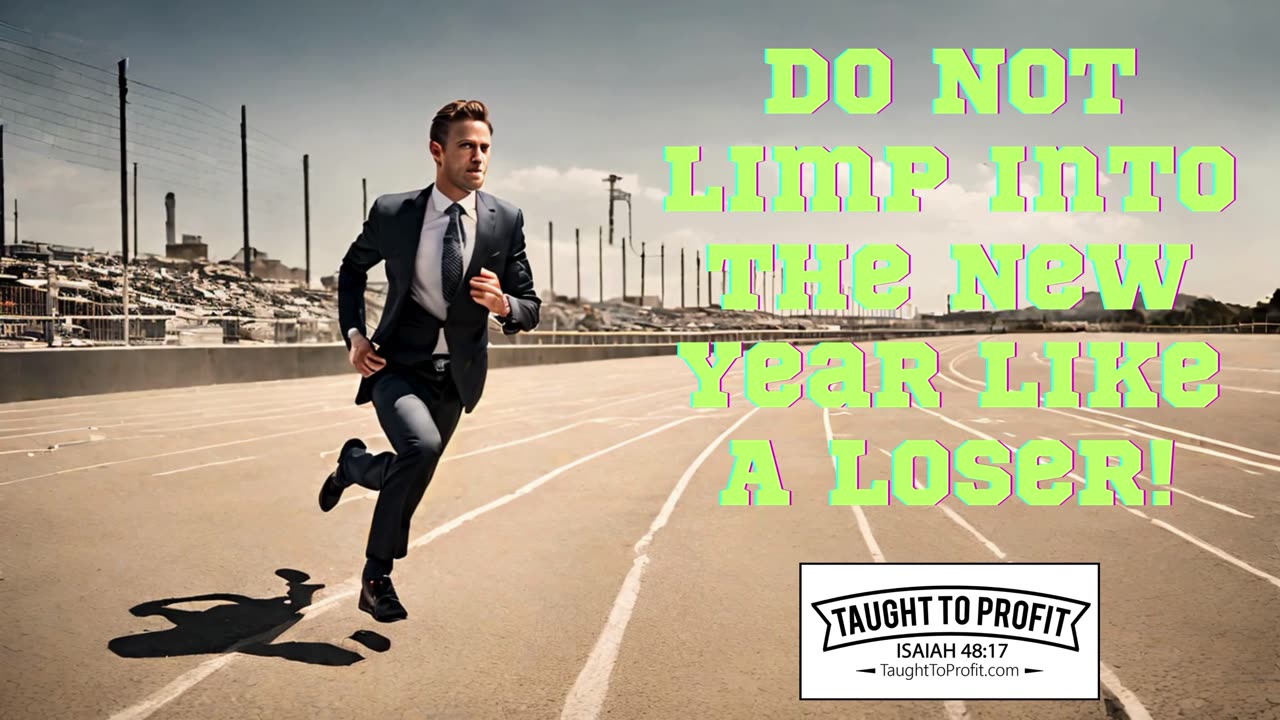 Do Not Limp Into The New Year Like A Loser!