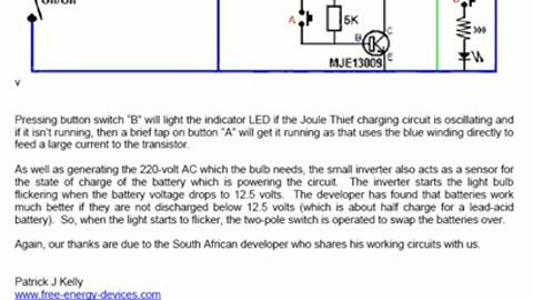 Simplified Perpetual Light free energy cheap design by a South African