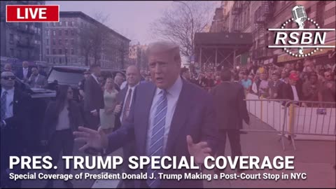 LIVE: Special Coverage of President Trump Making a Stop in NYC