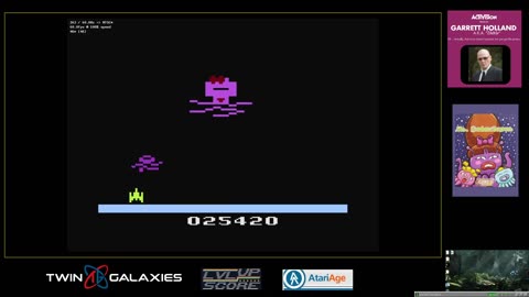 Atari 2600 EMU - Ms. Galactopus - Game X B/B - 25,600