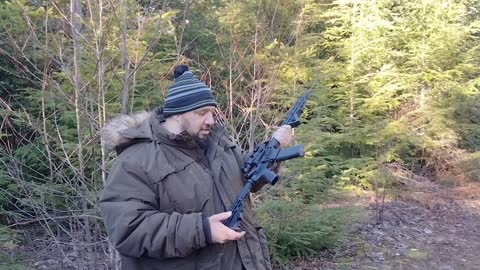 Del Ton Sierra AR 15 and Taurus G3C at the Range