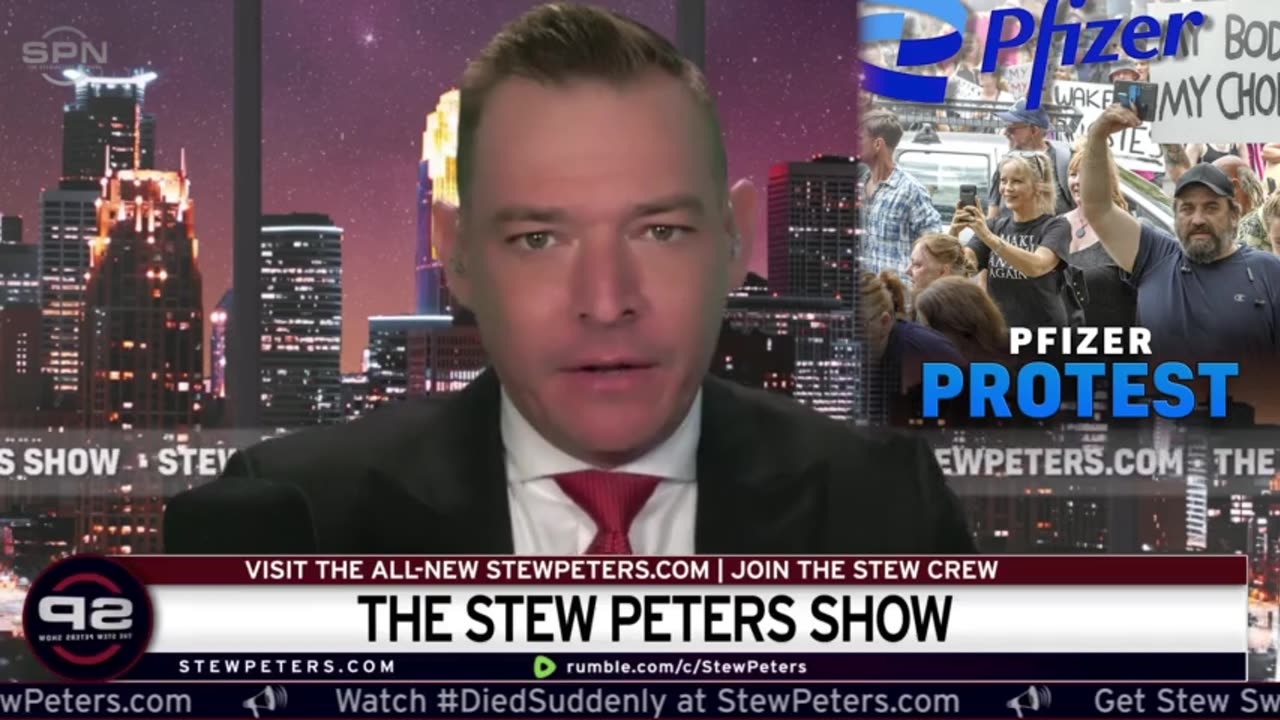 “Tell The Truth!” Protests Mobilize Outside Of Pfizer Plant