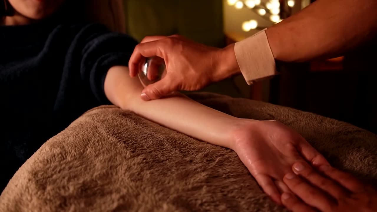 ASMR sleepy palm massage sound zzzz