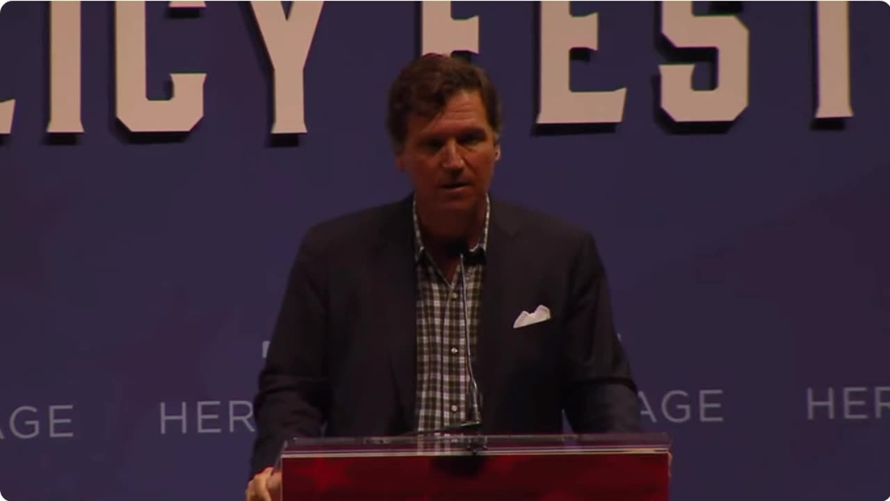 Tucker Unleashed - at the Heritage Foundation + 2024 RNC