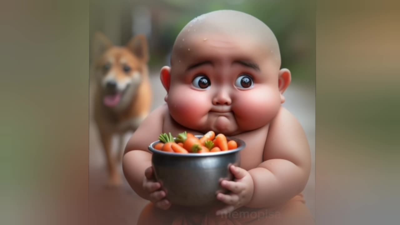 Little monk so cute 🥰 #cute #trending #video