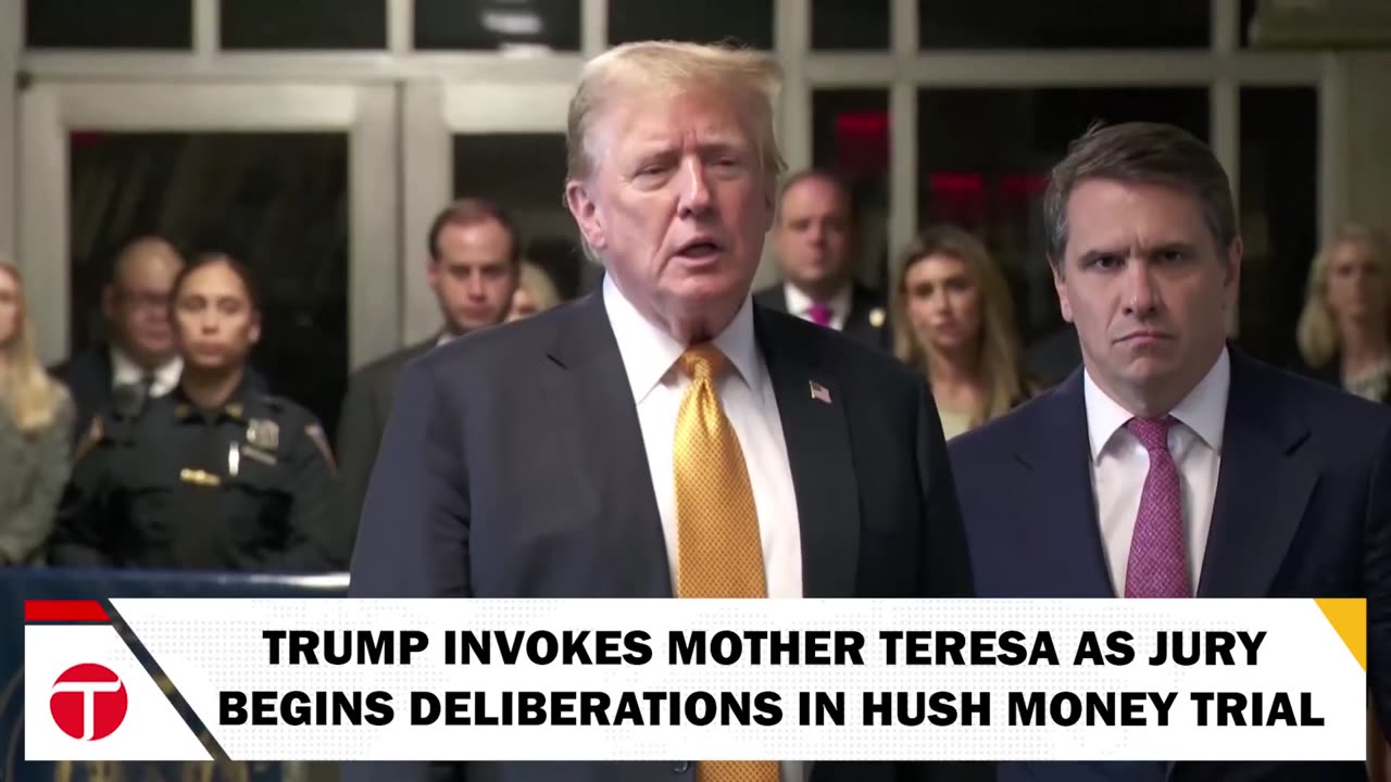 Donald Trump On Hush Money Trial Outside NYC Courtroom | Mother Teresa Can't Beat These Charges