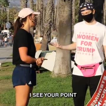 "Trump feminist" plays Uno reverse card