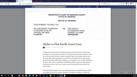 The globe lost in court.