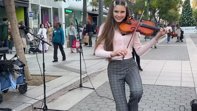 BLUE (Da Ba Dee) on VIOLIN - Karolina Protsenko EIFFEL 65