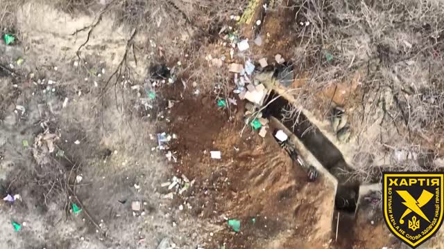 Bombing Russian Trenches