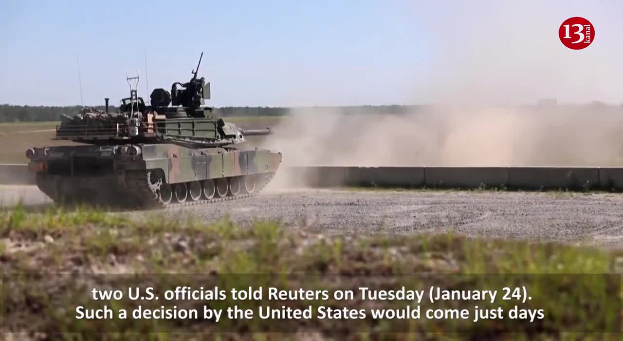 U.S. poised to approve sending Abrams tanks to Ukrain