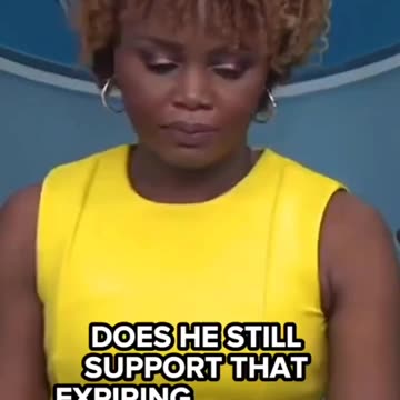 USA: White House Press Secretary Karine Jean-Pierre confirms Trump's Tax Cut expire!