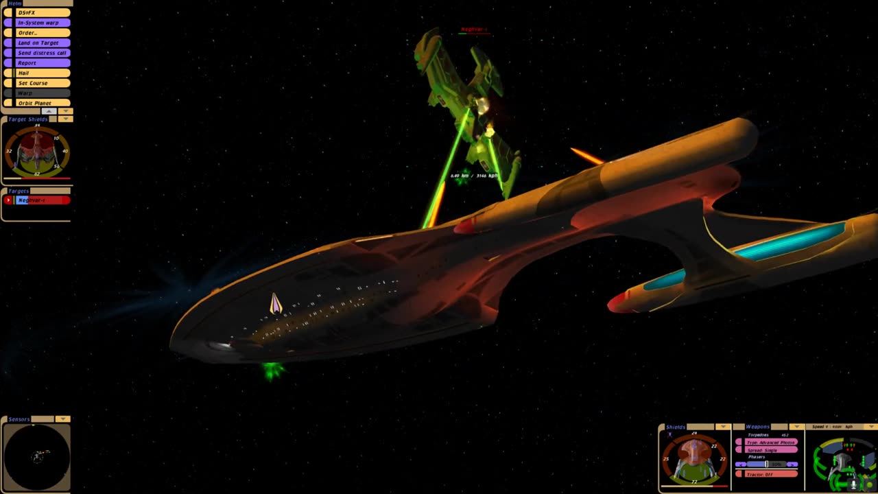 U.S.S. Argonaut vs. Klingon Negh'var