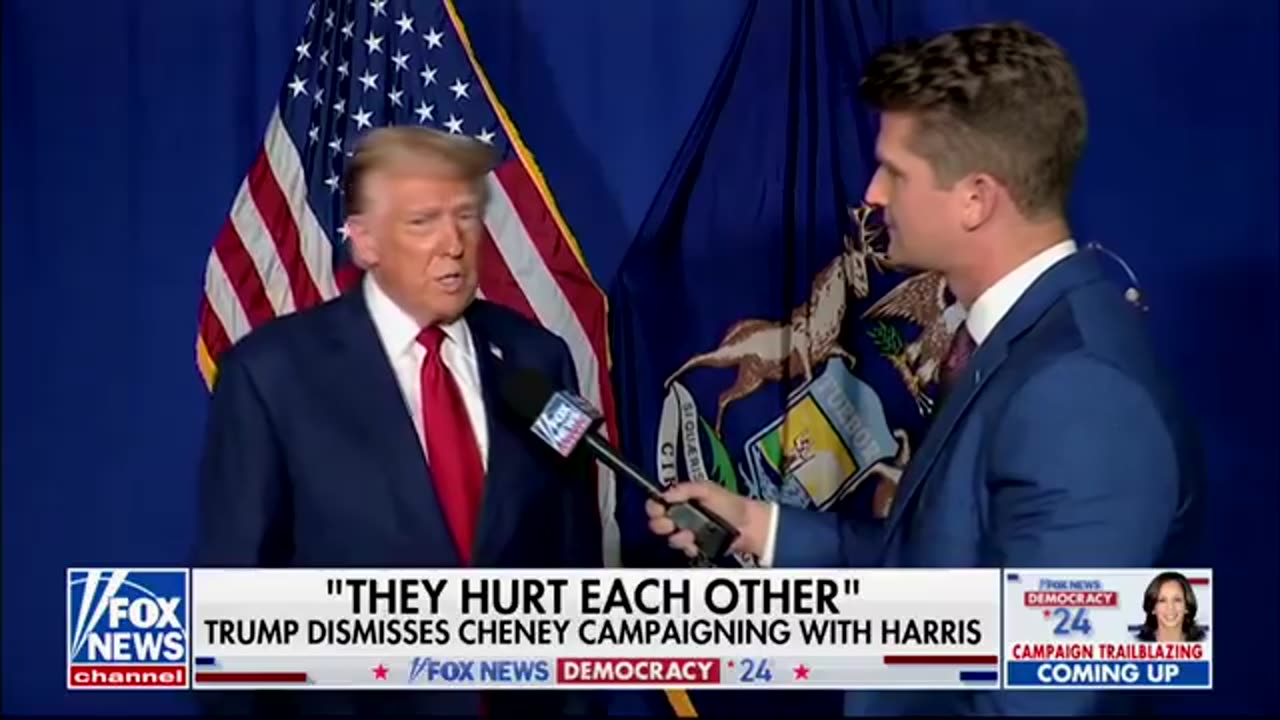 Trump Obliterates “Warhawk” Liz Cheney Before She Takes Stage with Kamala