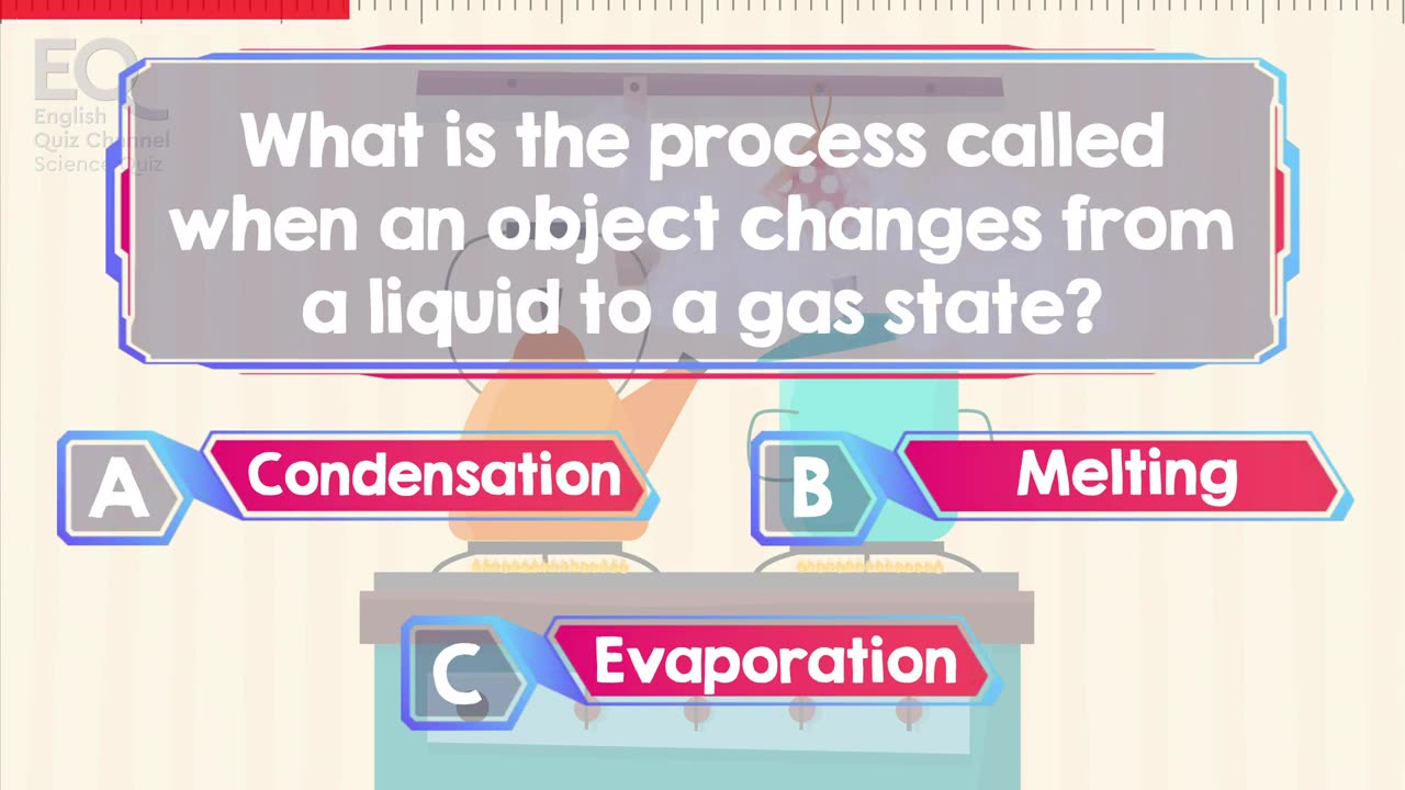 English Quiz - Science Terms For Children