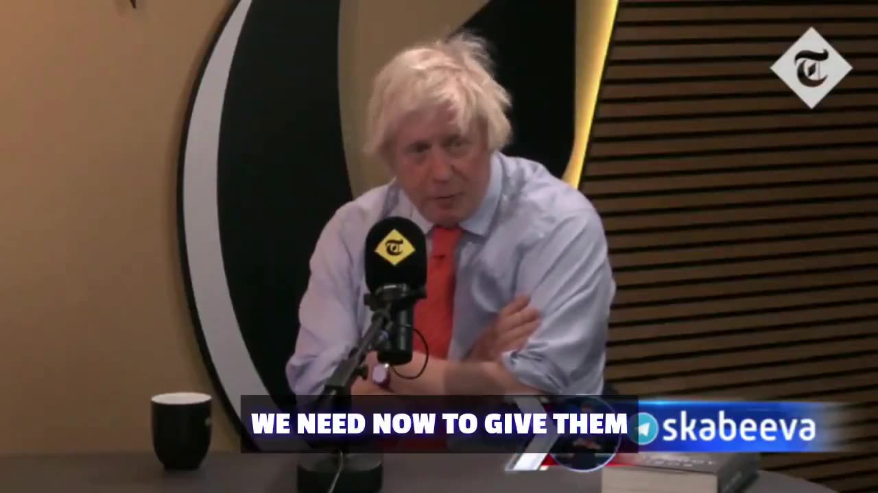 Boris Johnson admits they have waged a PROXY WAR against Russia. 600K working class Ukrainians DEAD.