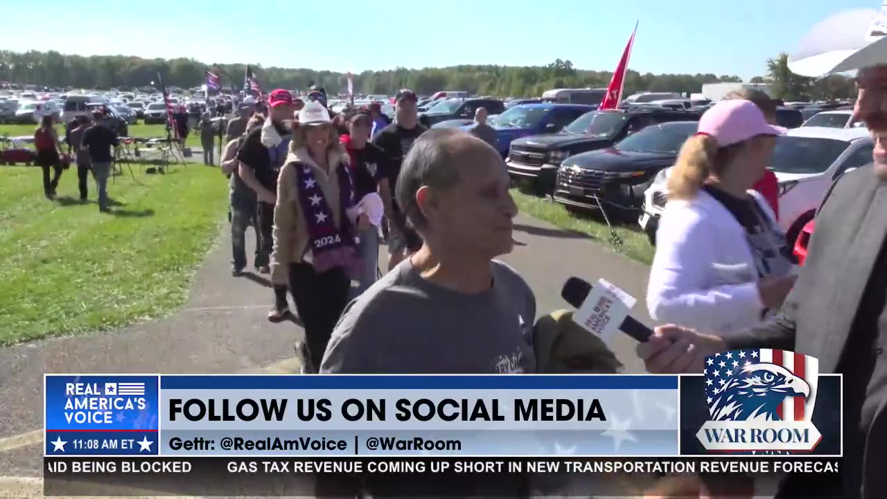 CALIFORNIA MAN AT BUTLER PA RALLY