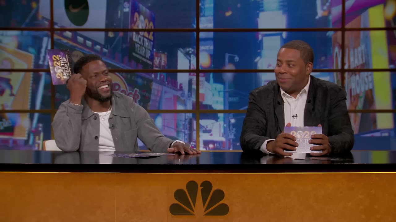 Kevin Hart & Kenan Thompson Recap The Biggest Headlines of the Year | 2022 Back That Year Up