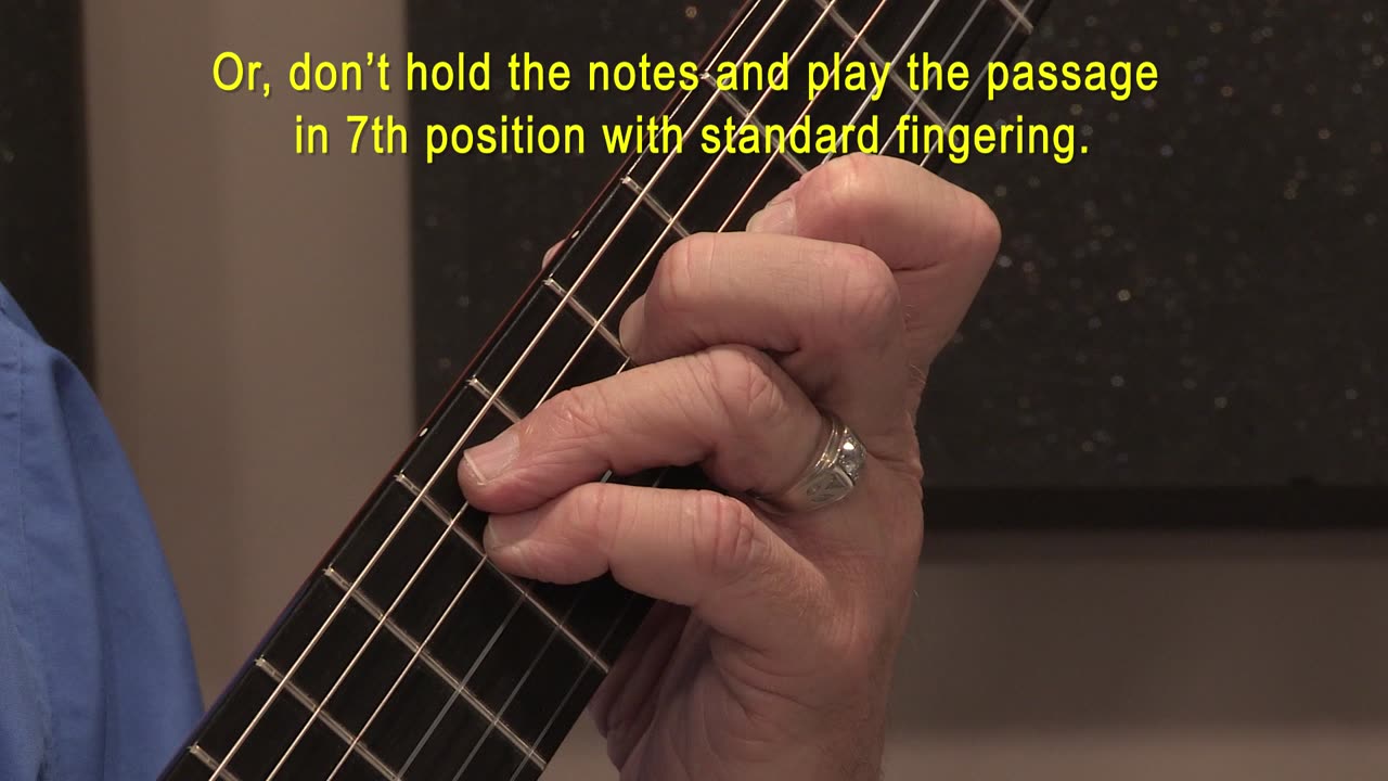 Leyenda Left-Hand Technique Part 1. Video #5: m1-8, 4th position with dotted half notes