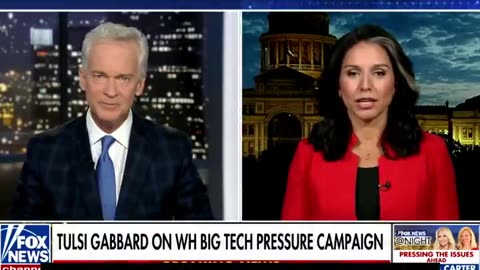 Tulsi Gabbard: a vote for Kamala Harris is a vote for 4 more years of censorship and abuse of power.