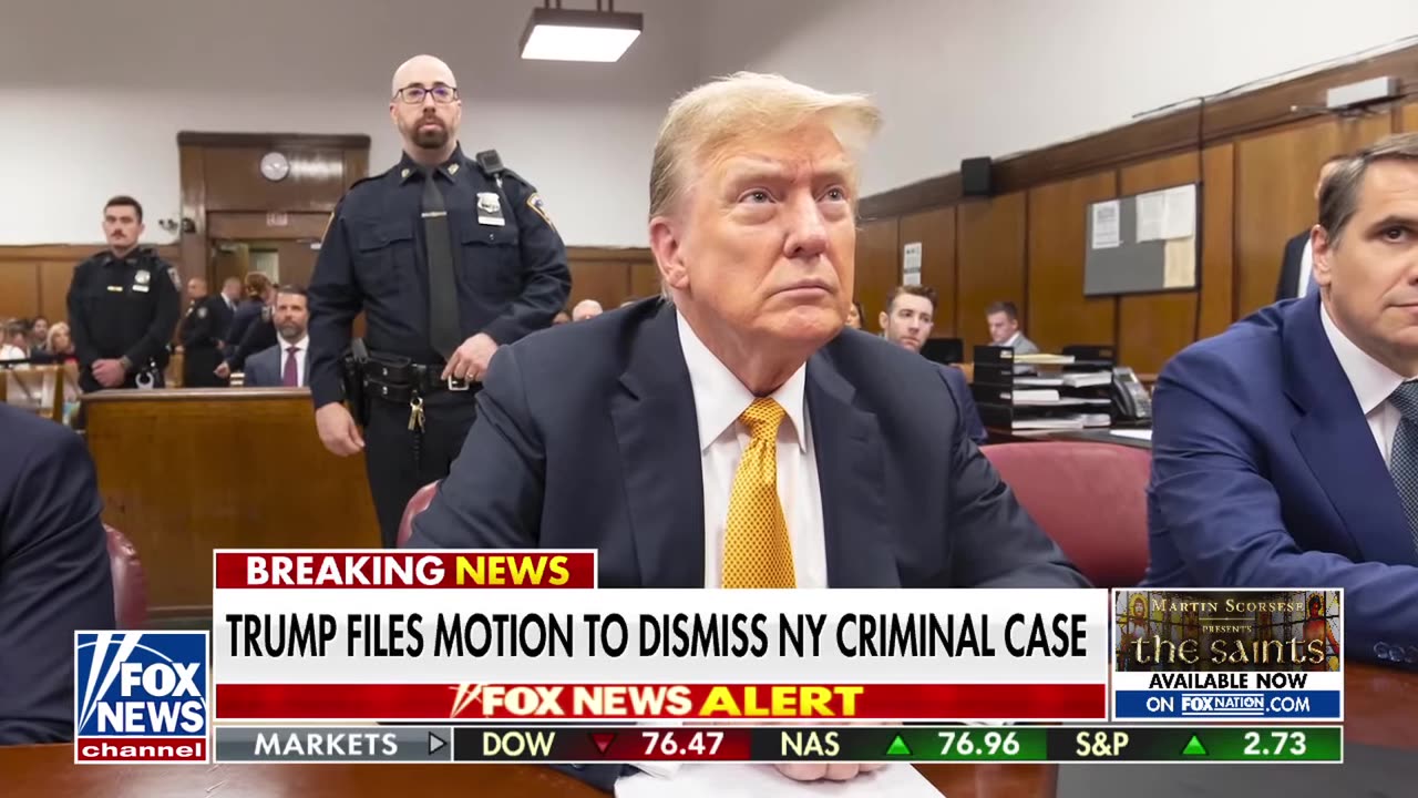 President-elect Trump files motion to dismiss New York trial