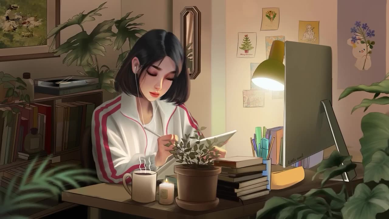 Relax And Study In Style With Hip Hop Jazz Animation For Blissful Sleep ✨