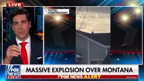 Massive Explosion over Billings Montana