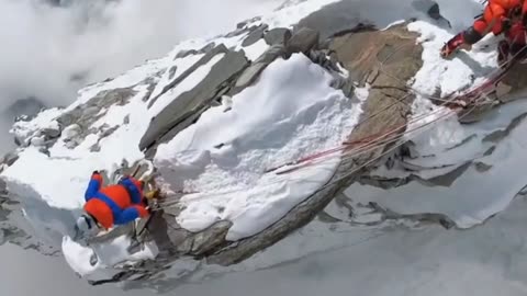 Challenging climb on Ama Dablam in the Everest Region