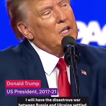 Trump says he can end Ukraine war in a day