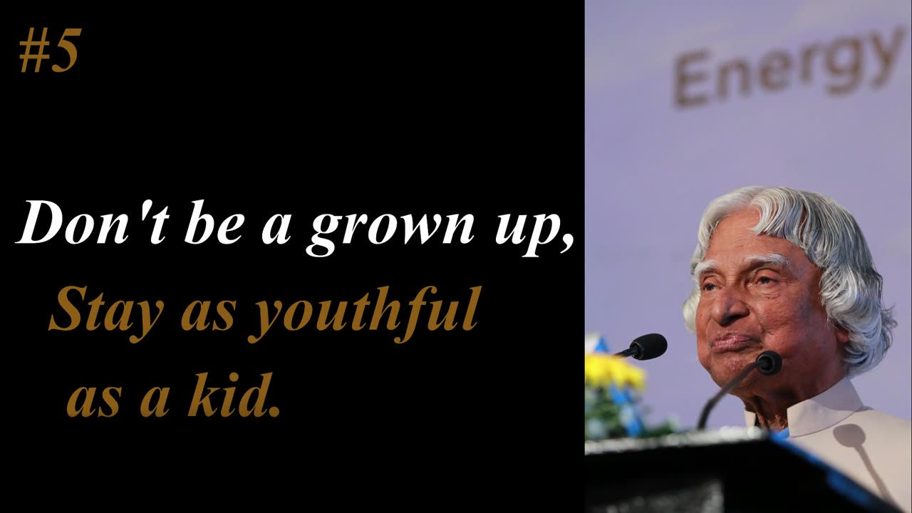 APJ Abdul Kalam Motivational Quotes!!