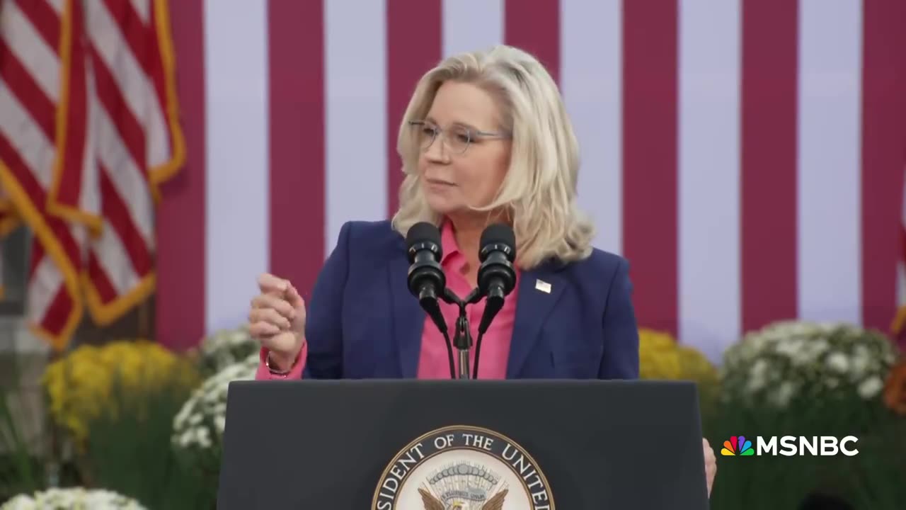 Liz Cheney "I am proudly casting my vote for Vice President Kamala Harris."