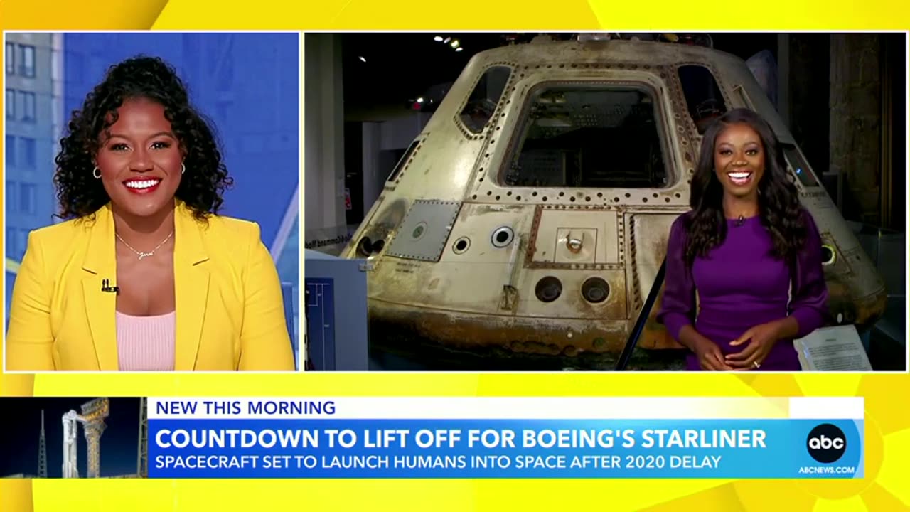 Boeing Starliner set for launch taking 2 astronauts into space