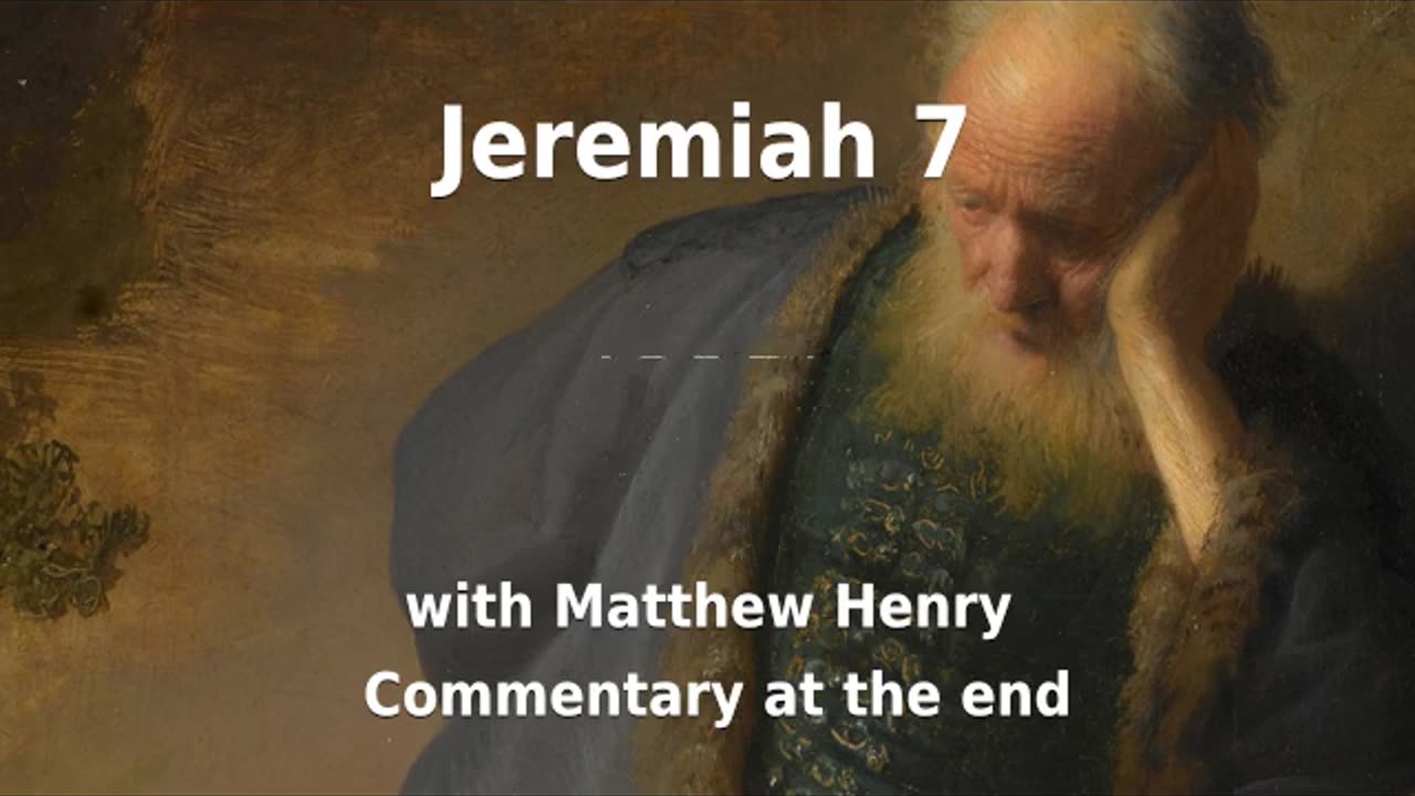 🔥 "Divine Retribution! Jeremiah 7 plus Commentary. ☠️