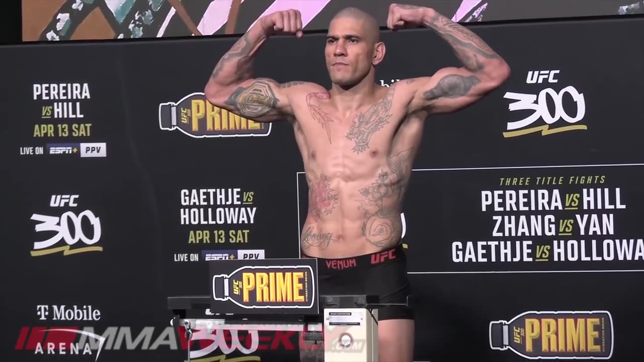 UFC 300: Alex Pereira vs Jamahal Hill Highlights