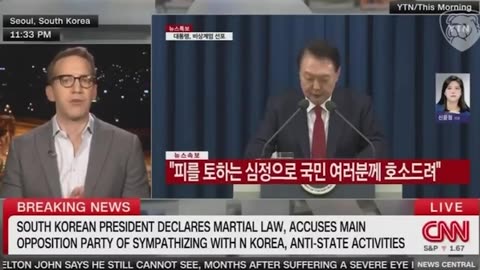 BREAKING: The President of South Korea has declared martial law,