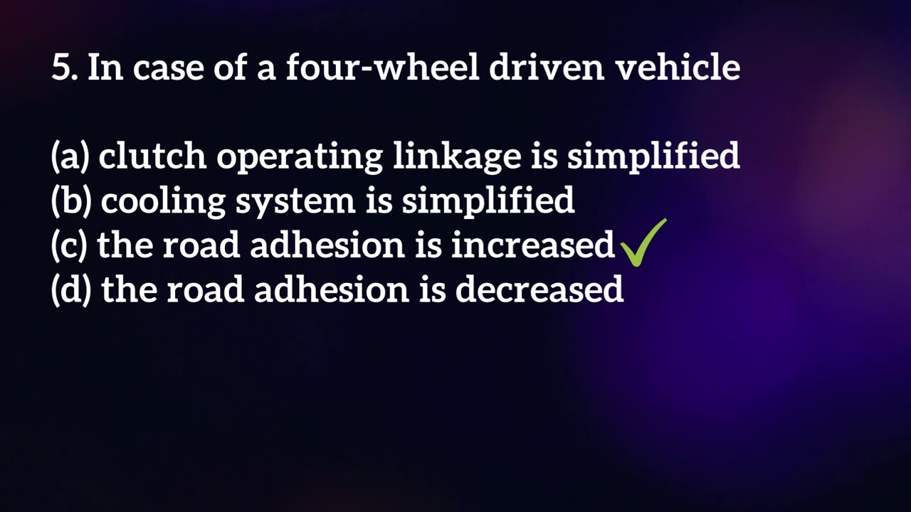 Automobile Engineering MCQ for MVI and SSC JE examination