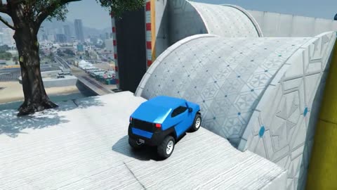 GTA 5 CRAZY PARKOUR STUNT RACE