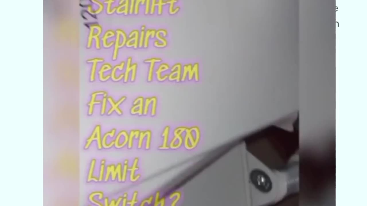 Solución Rápida para Stairlifts Acorn 180 con Interruptor dañado