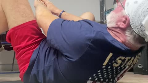 Tackling the Core... Through-Knee Crunches!!