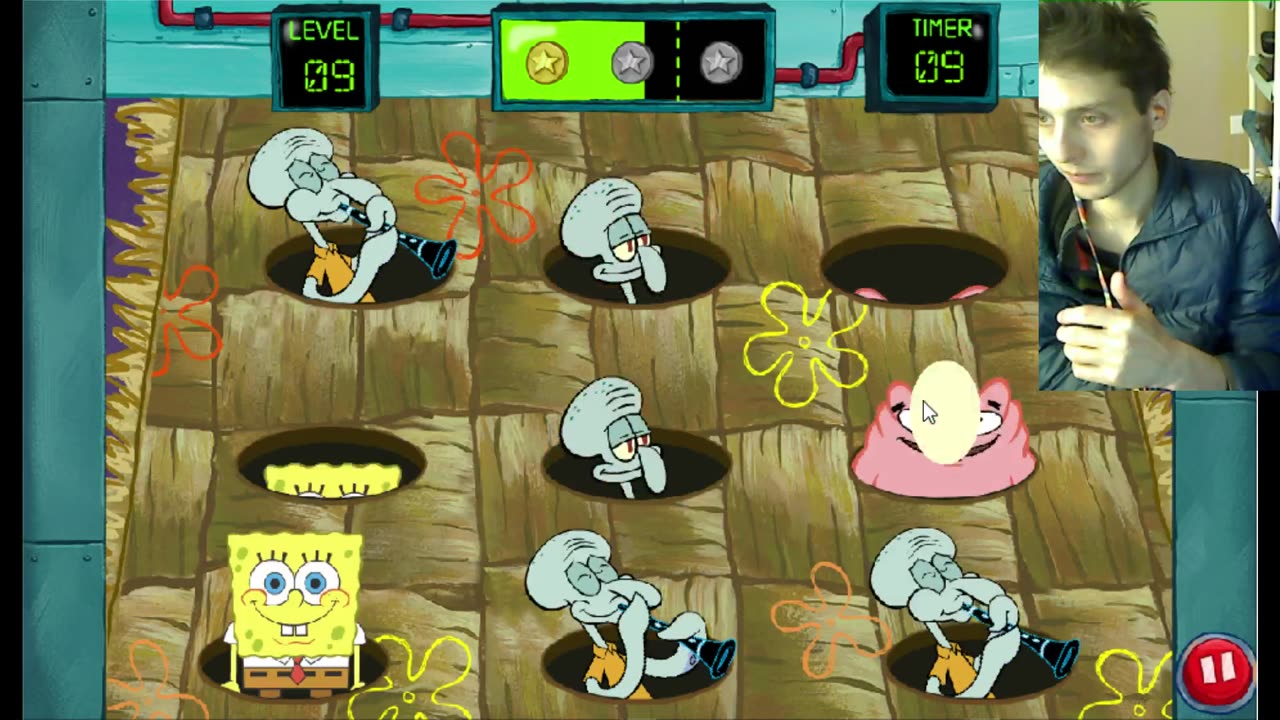 Failed Attempt #42 To Earn Highest Score In Level 9 Of SpongeBob SquarePants Bikini Bottom Bop Them