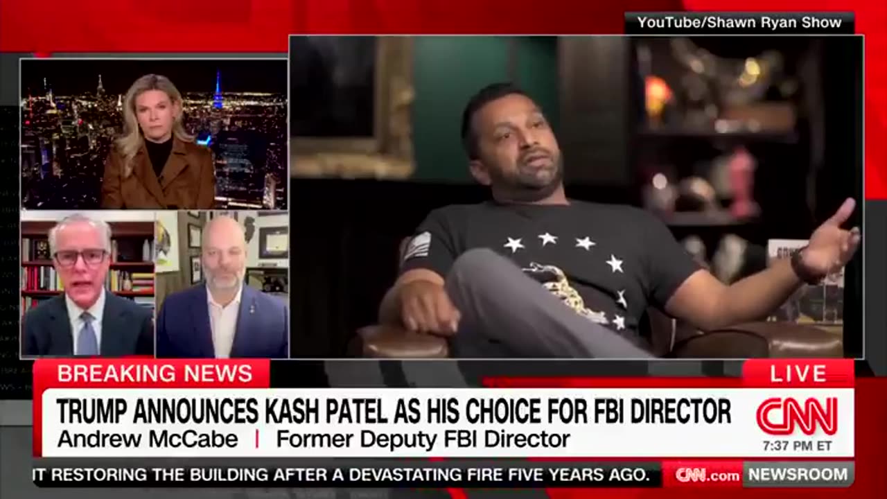 Former FBI Director Andrew McCabe: Kash Patel Will "Disrupt" and "Dismantle" FBI