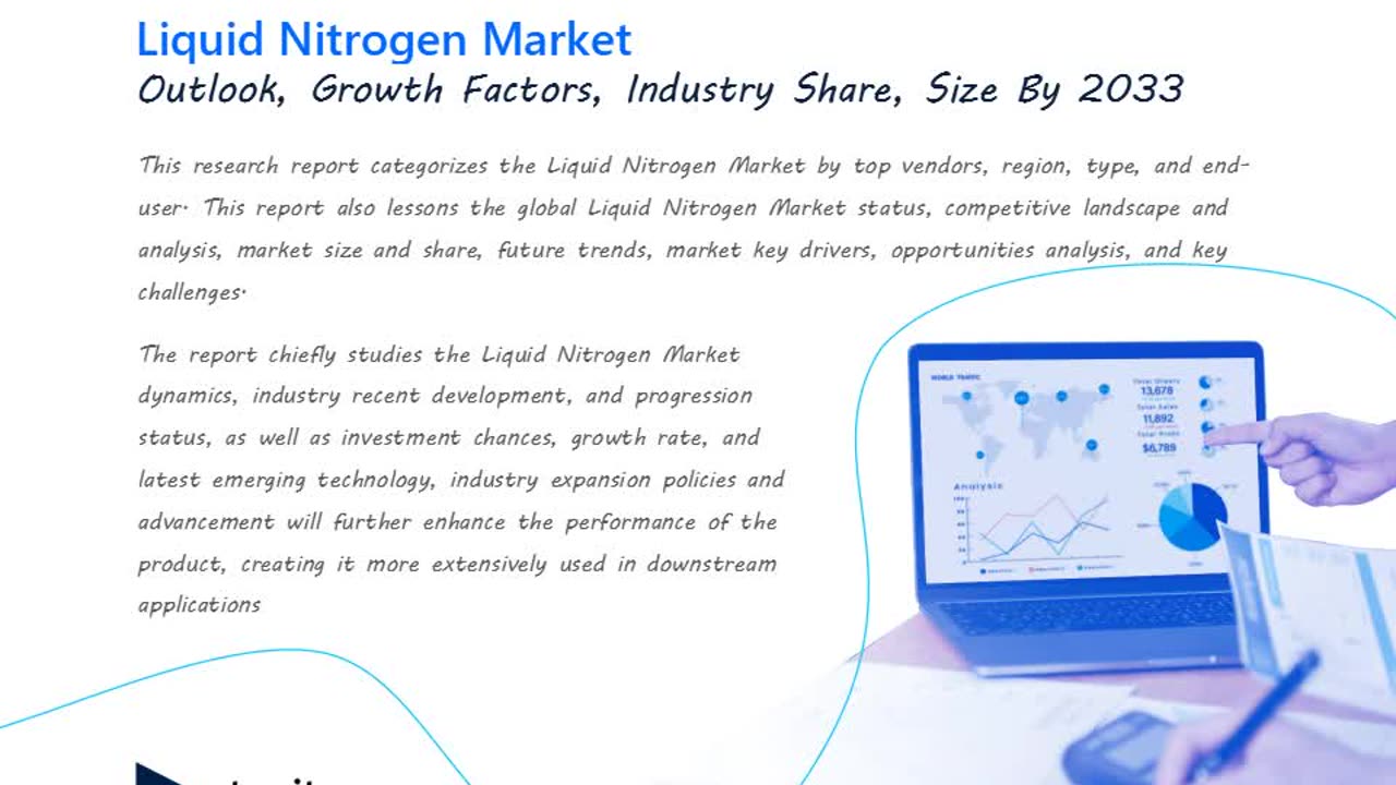 Liquid Nitrogen Market: Exploring Healthy CAGR and Competitive Landscape Dynamics, Forecast to 2033