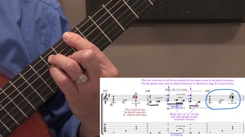 Technique Left-Hand, Part II (slow section). Video #78: m107-109 Version #5