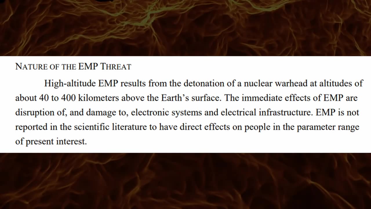 Electromagnetic Pulse (EMP) event?