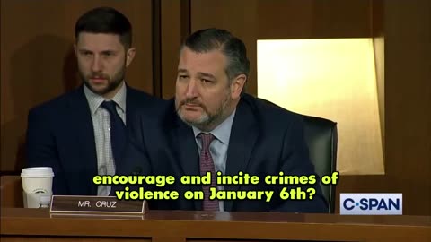 Ted Cruz basically got the FBI to admit that January 6th was a setup.