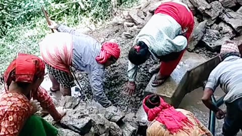 volunteer in drinking water Nuwakot Nepal