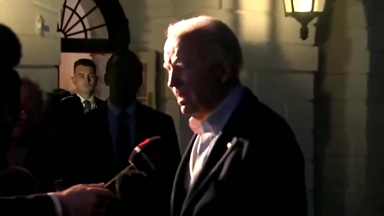 He's Losing it. Joe Biden: "oh I was wondering which storm you were talking about"