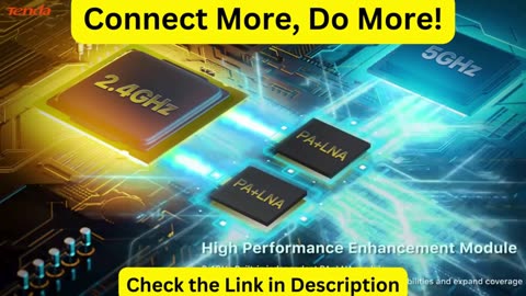 Connect More, Do More! Tenda WIFI6 Router AX1500 Gigabit Wireless Router Signal Amplifier 2 4G 5GHz