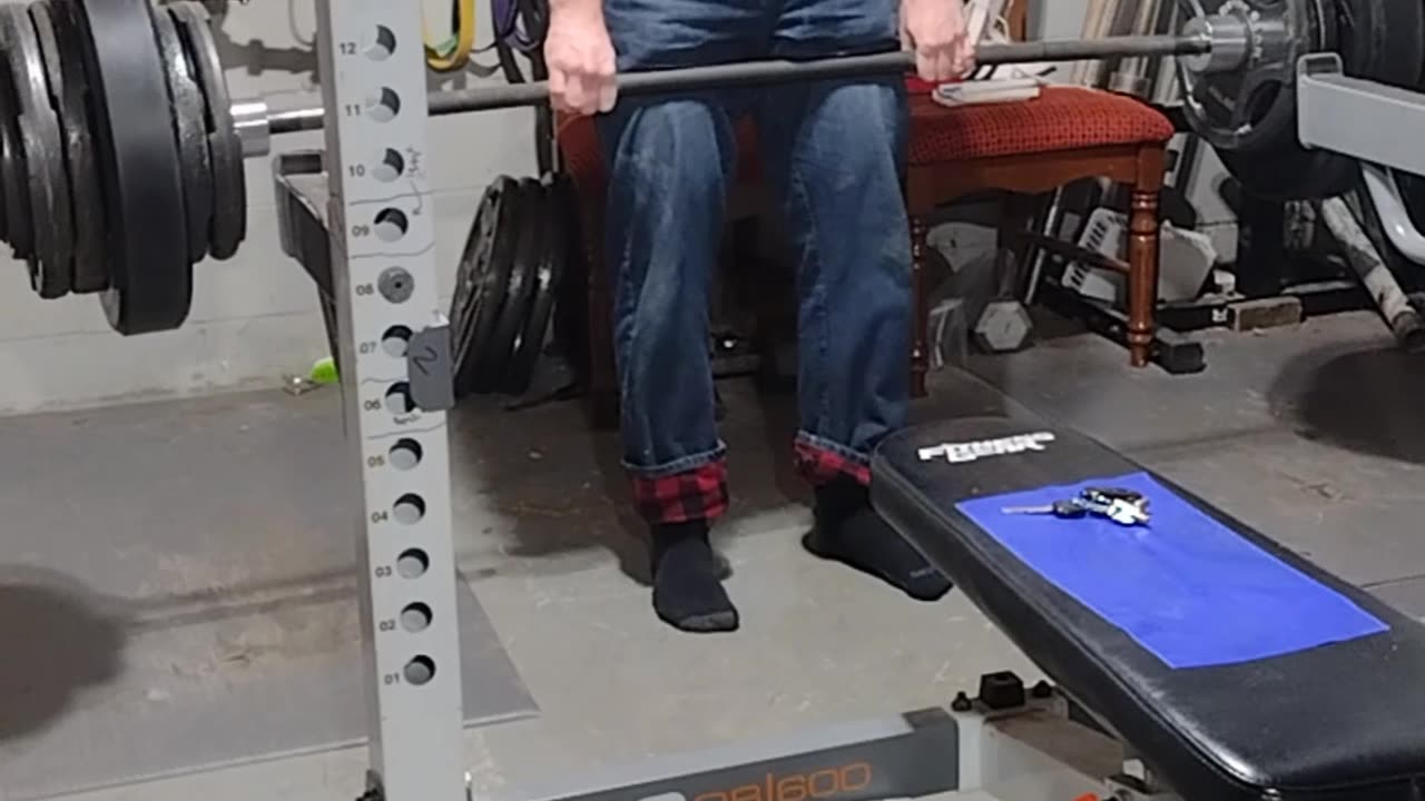 405 double overhand straight bar