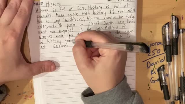 Page 18 of BOOK TWO - SUBJECTS OF LIFE being written